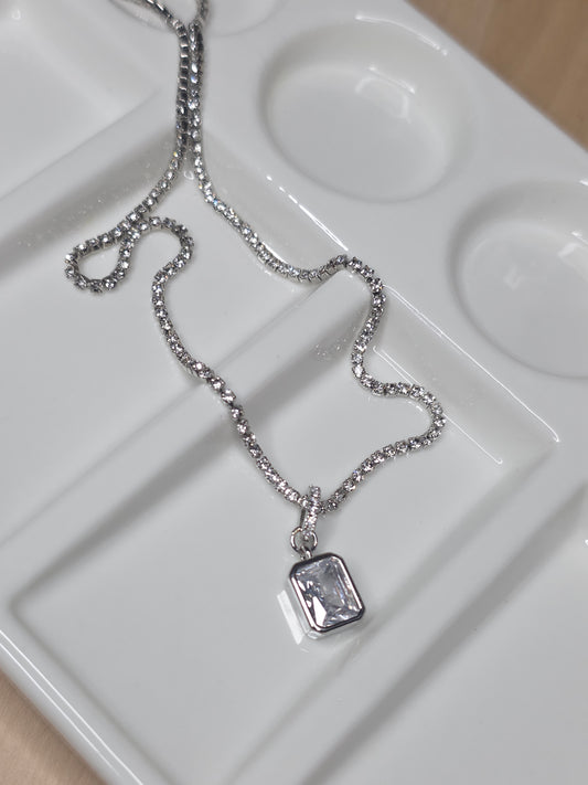 Elara CZ Pendant Necklace
