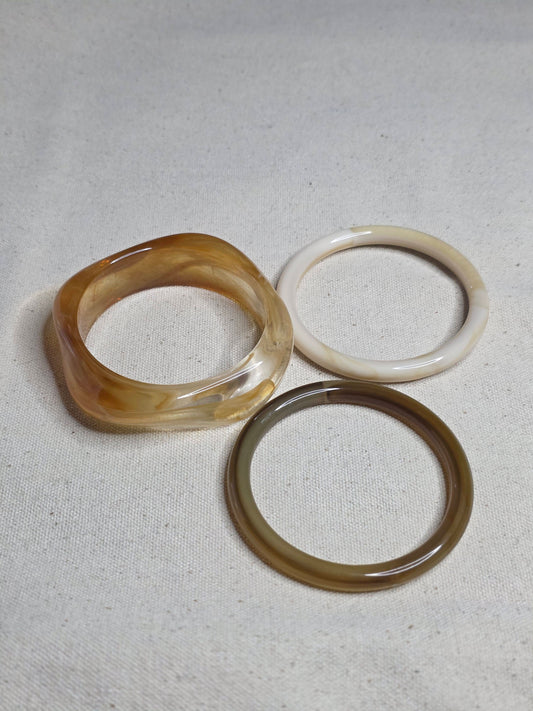 Willow Resin Bangle Set