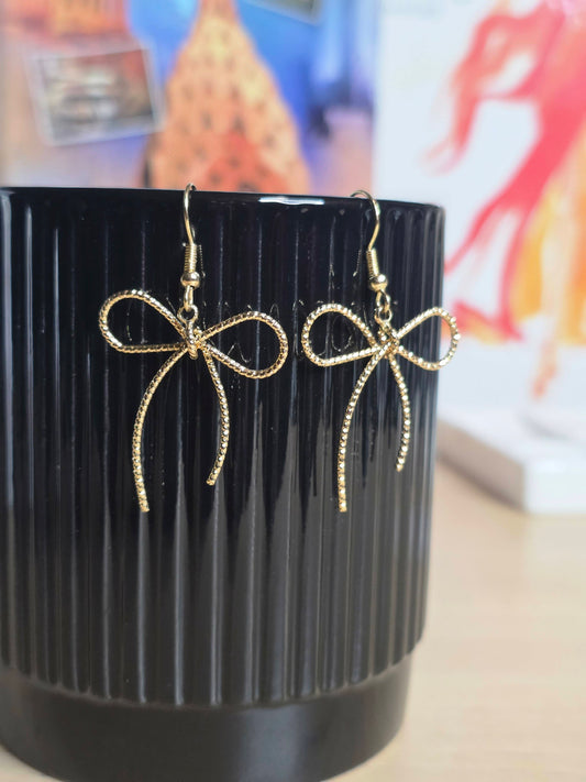 Colette Bow Drop Earrings