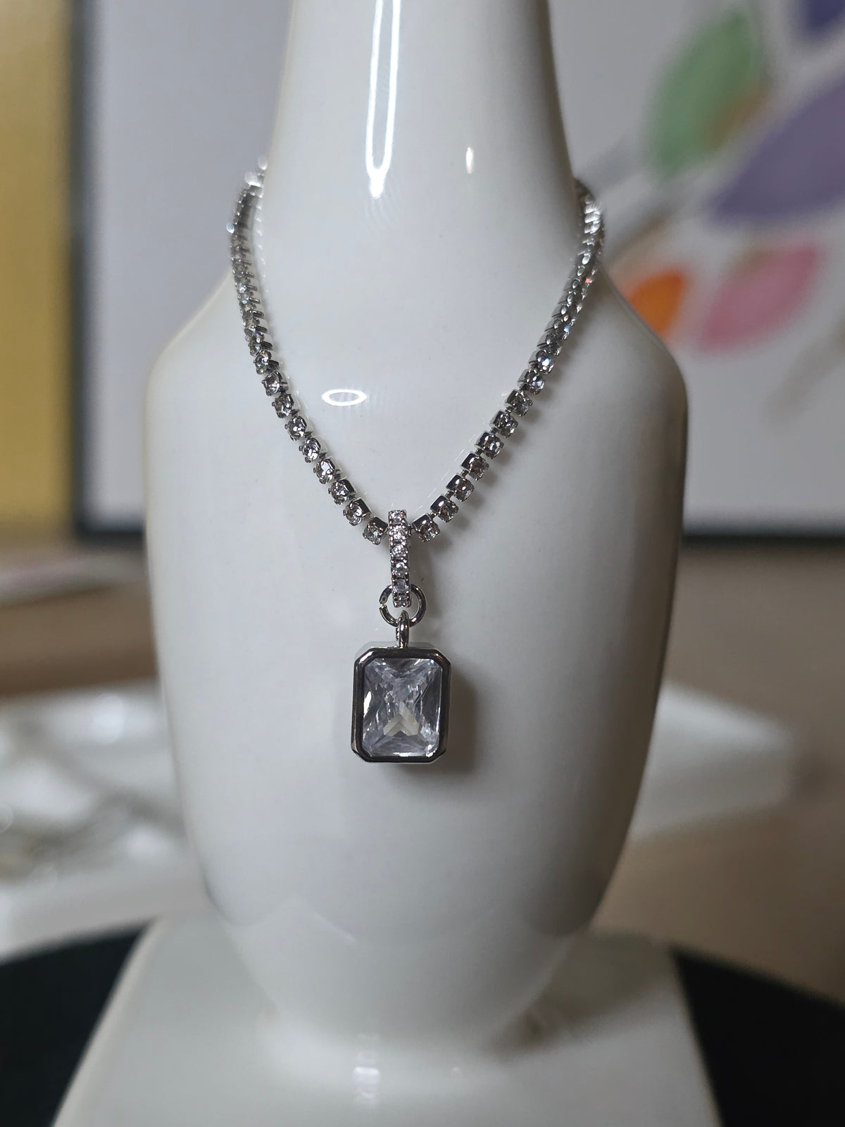 Elara CZ Pendant Necklace