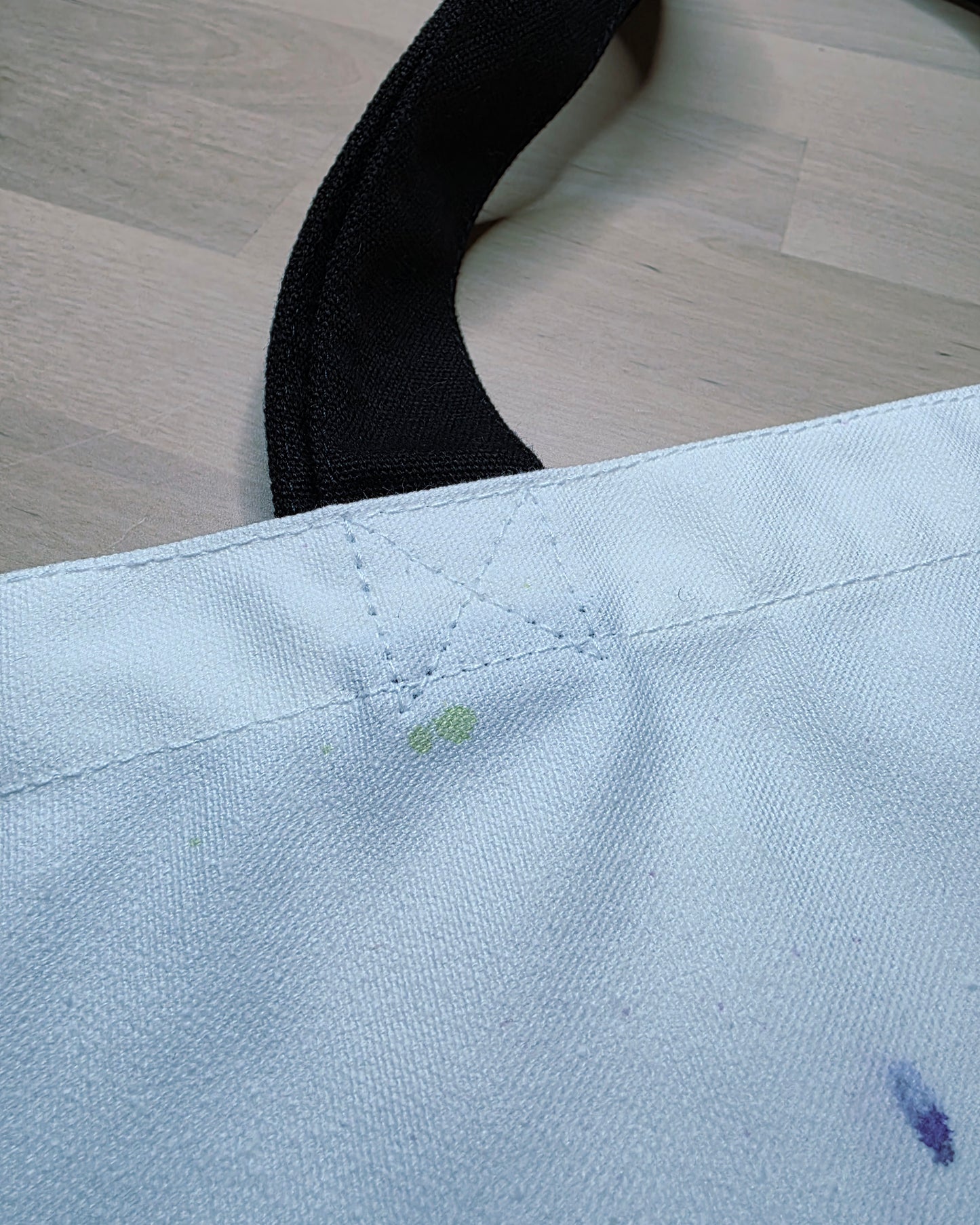 Lavender Encounter — Hand-Painted Canvas Tote