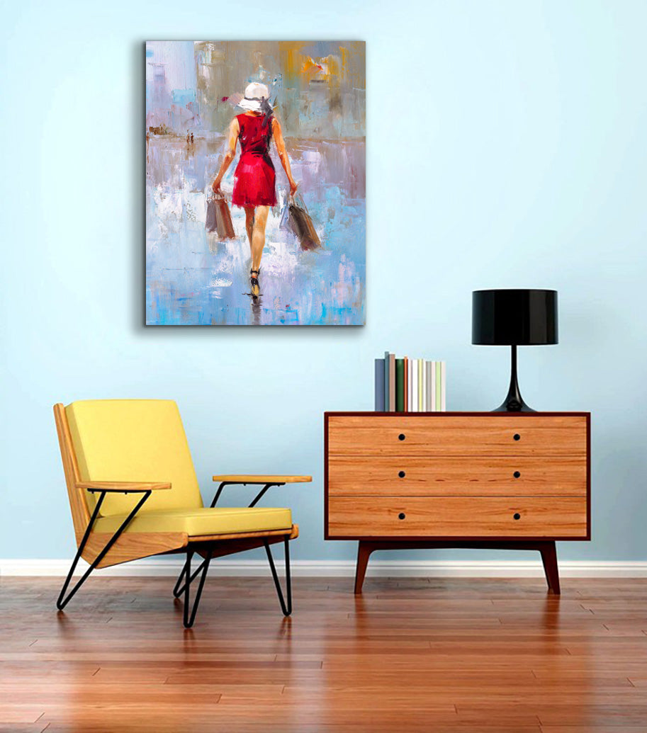 Wall Art-Fashion Lady-Canvas Print-2