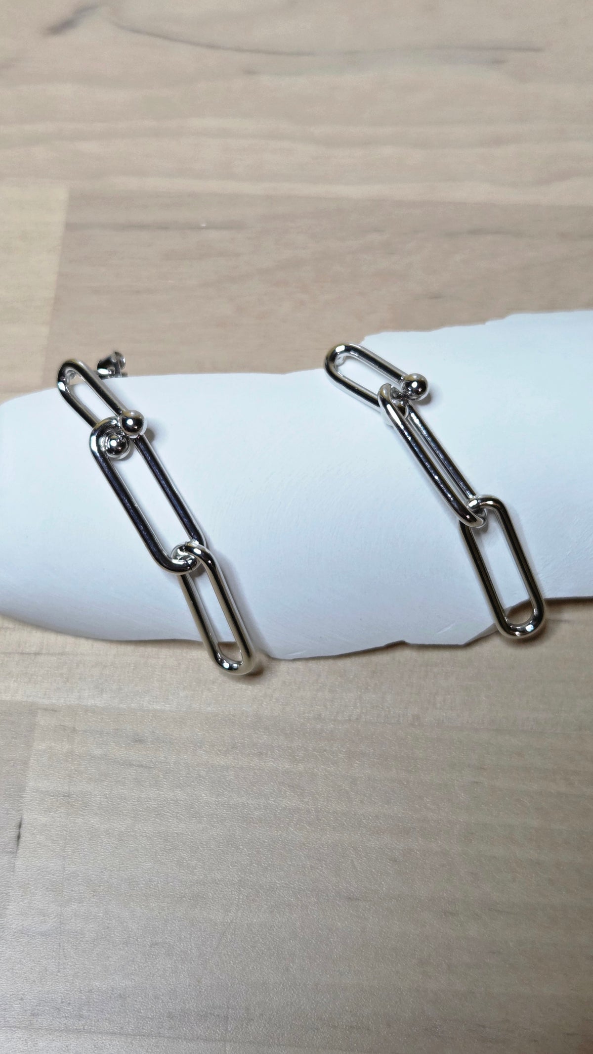Auréline Chain-Link Drop Earrings