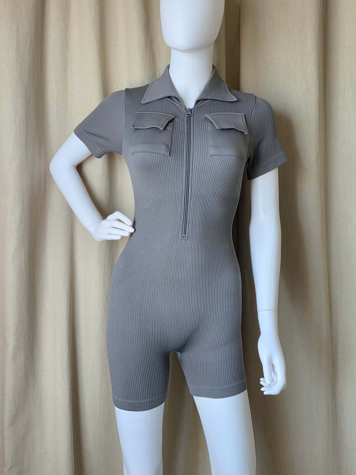 Elodie Ribbed Romper