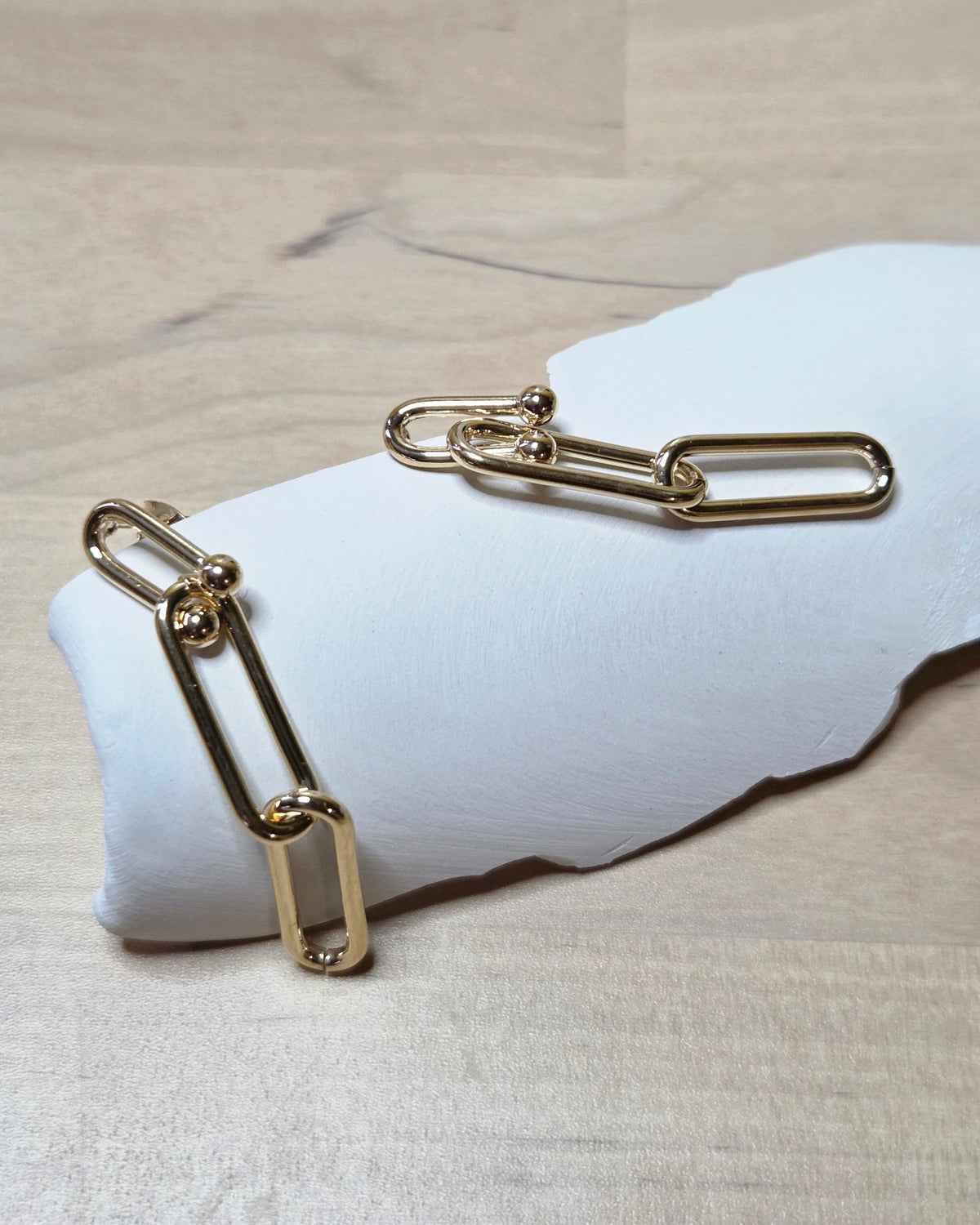 Auréline Chain-Link Drop Earrings