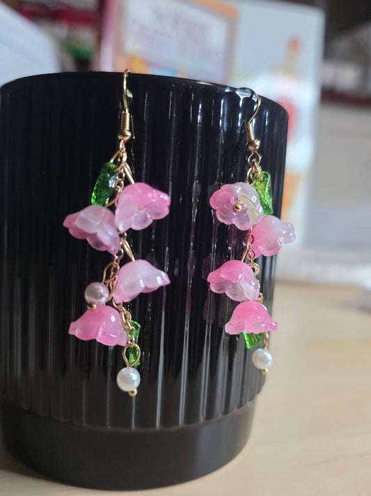 Blossom Pearl Cluster Earrings