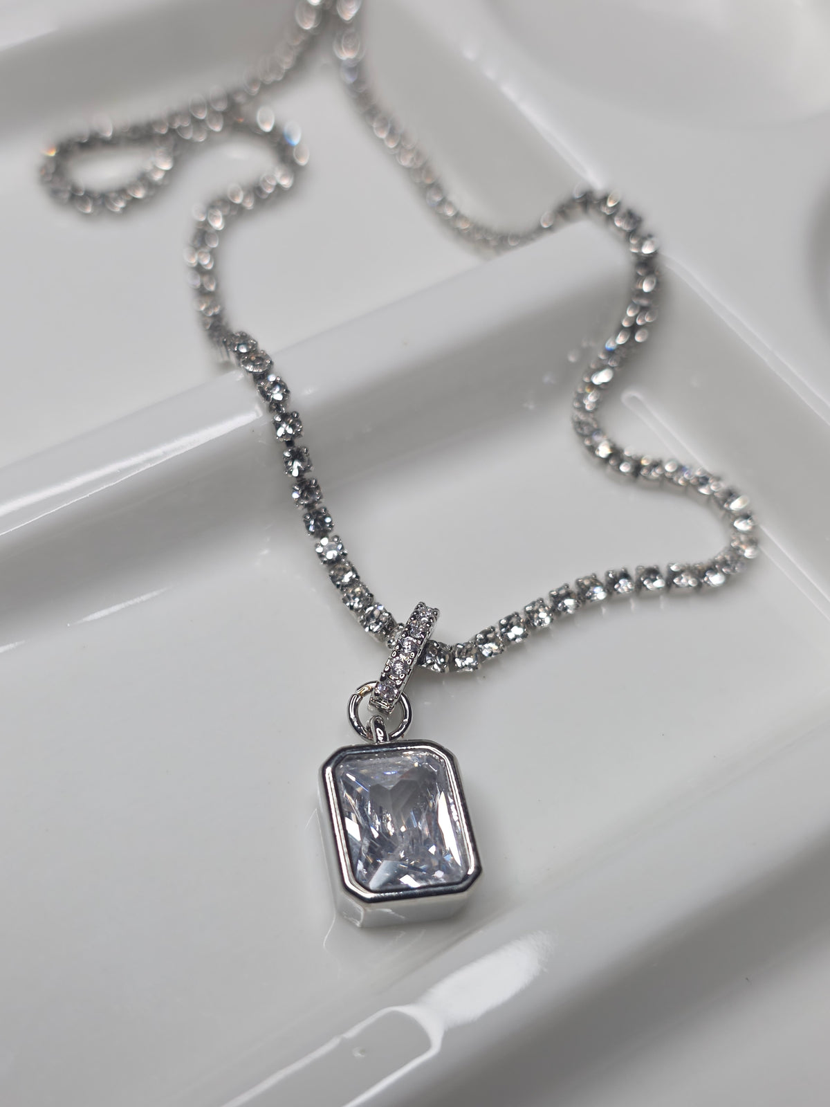 Elara CZ Pendant Necklace