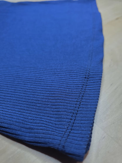 Adrienne Ribbed Half Zip Mock Neck Top