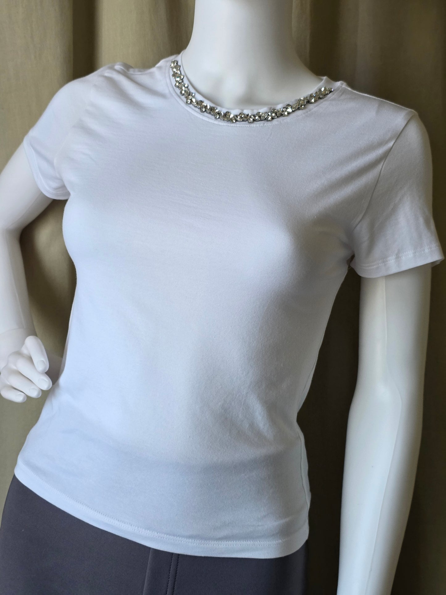 Juliette Embellished Crew Neck Tee