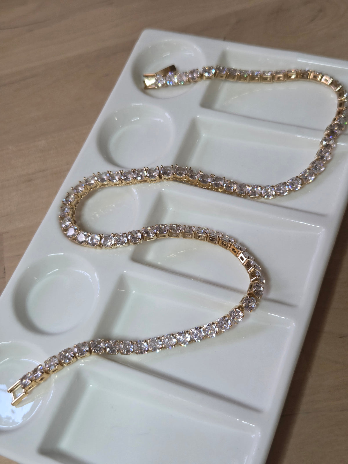 Celeste Premium CZ Tennis Necklace