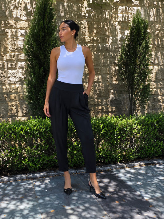 Arden Pleated Tapered Pants