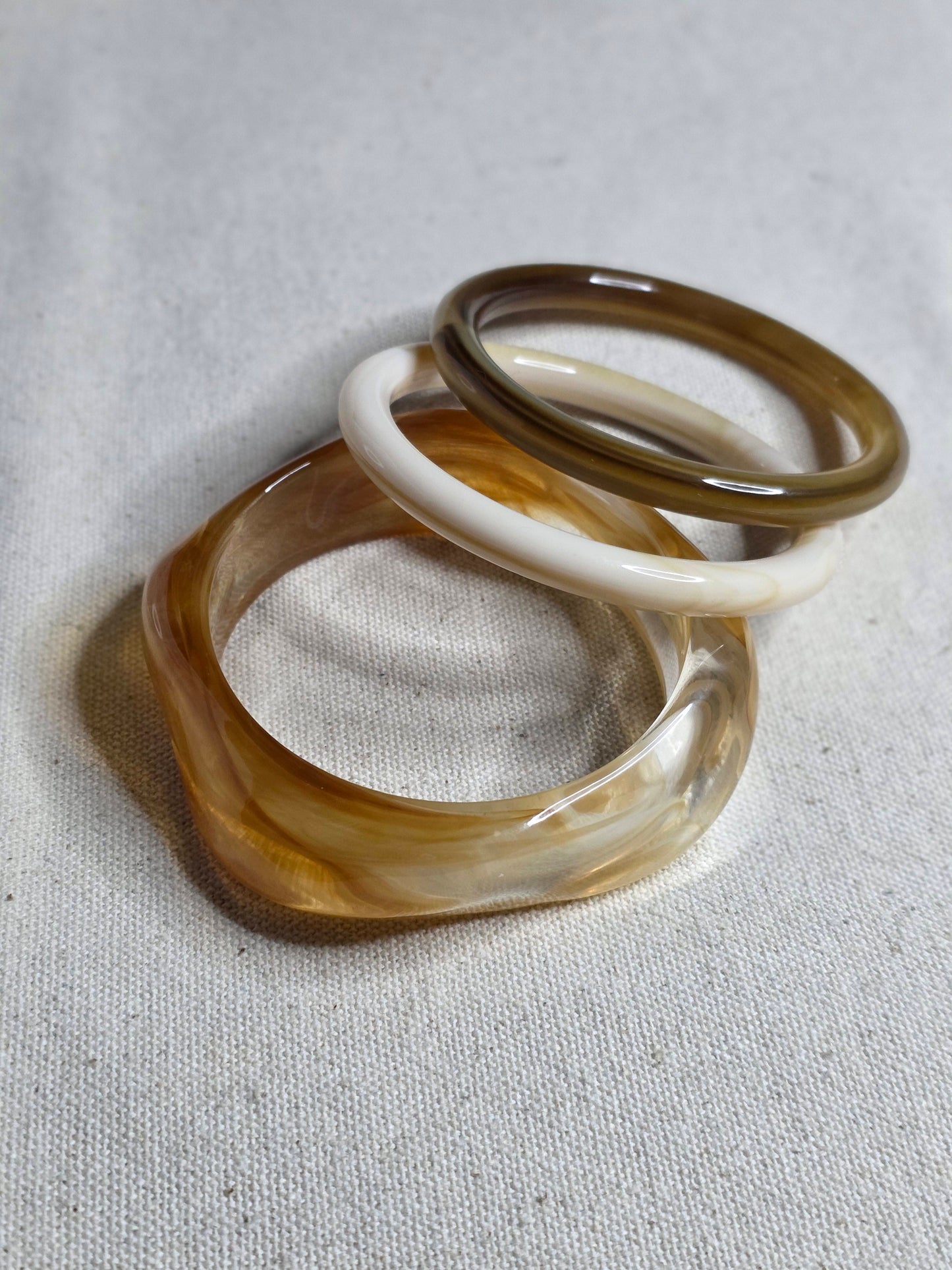 Willow Resin Bangle Set