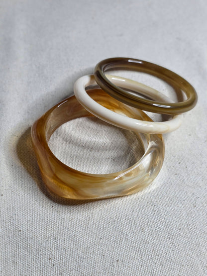 Willow Resin Bangle Set