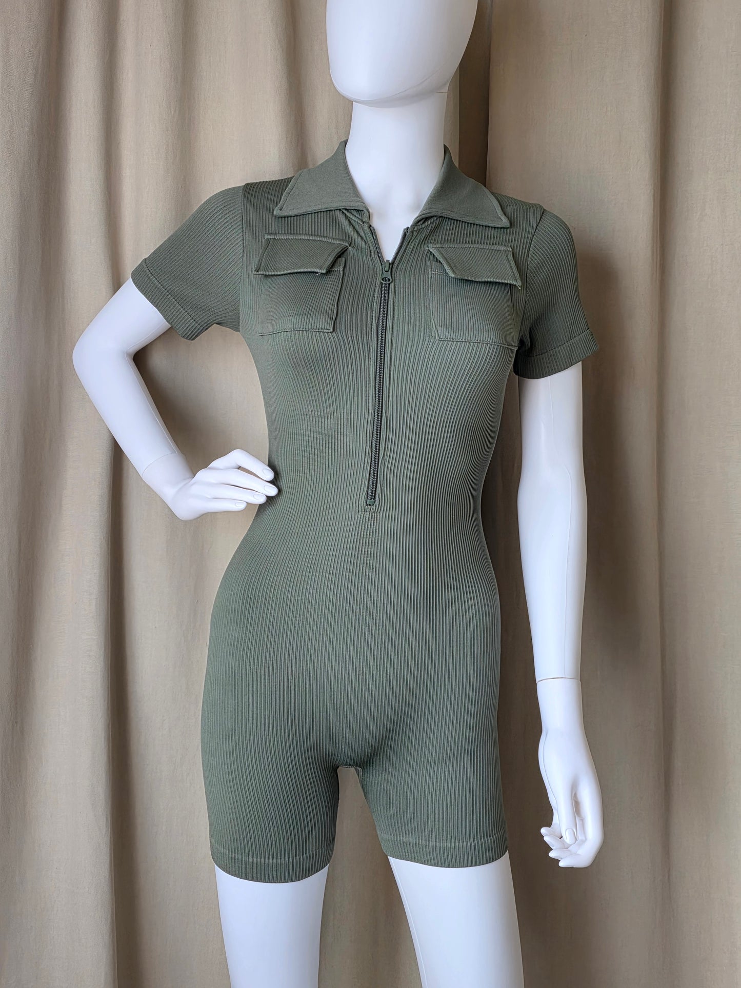 Elodie Ribbed Romper