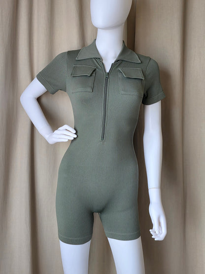 Elodie Ribbed Romper