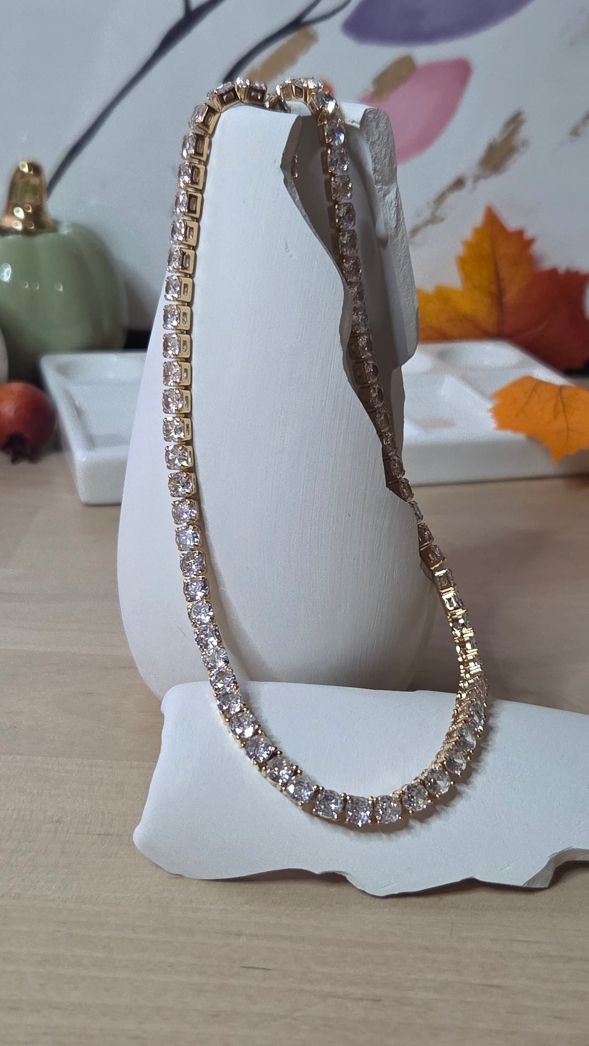Celeste Premium CZ Tennis Necklace