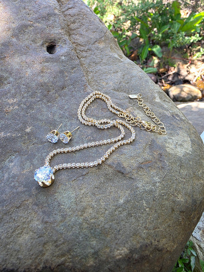 Celeste Zircon Jewelry Set