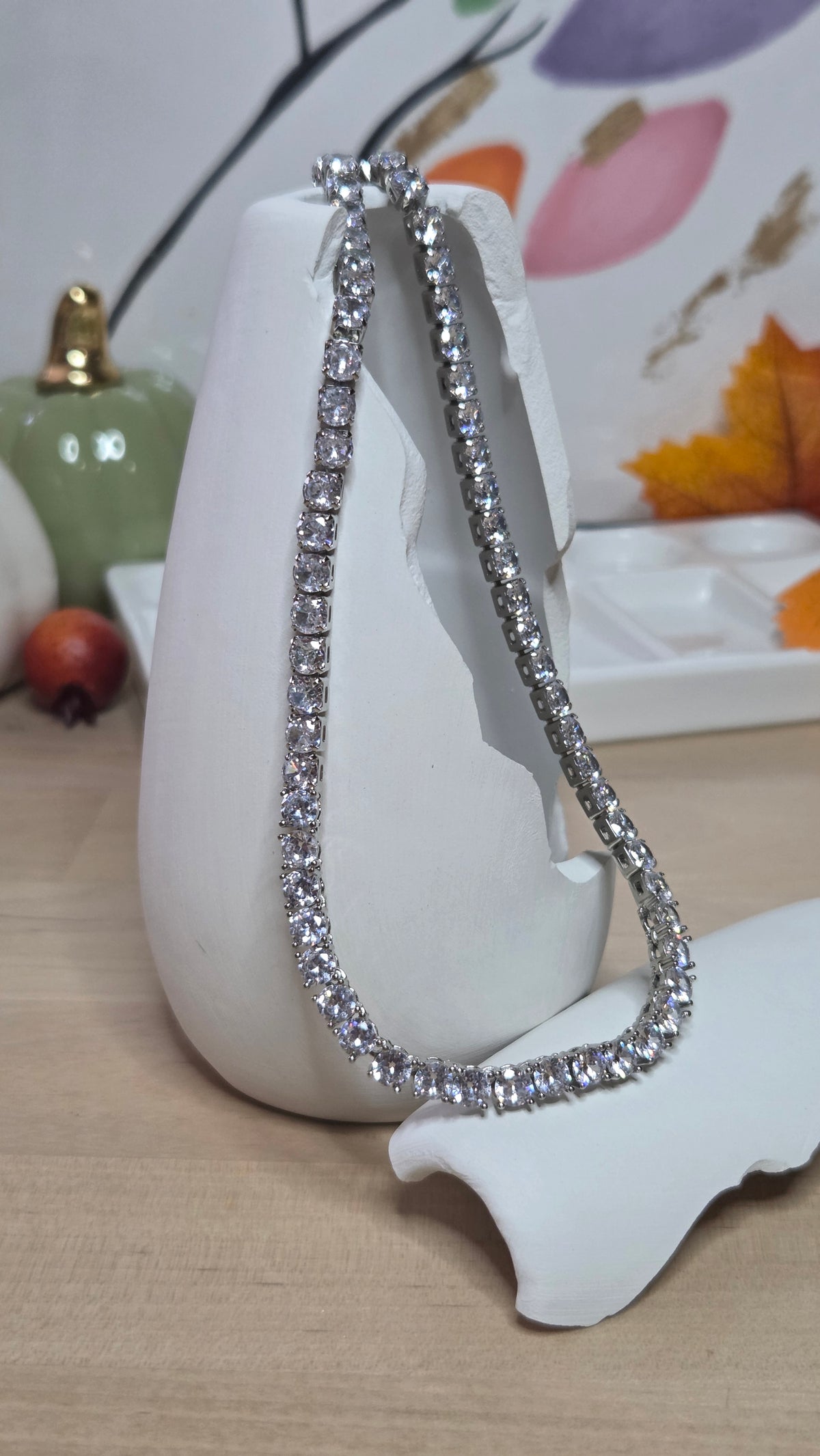 Celeste Premium CZ Tennis Necklace