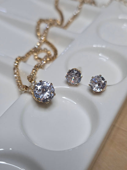 Celeste Zircon Jewelry Set