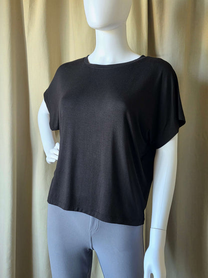 Black Dolman Sleeve Top